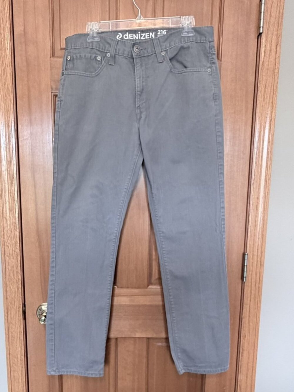 Denizen from Levi's 216 Jeans Men's 34x32 Gray Skinny Fit